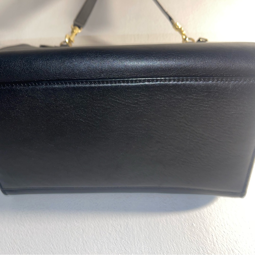Authentic Celine trapeze crossbody hand bag Black and Blue Leather Bag - Picture 10 of 14